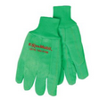 Heavy Duty Double Palm Oil Field & Safety Gloves w/ Knit Wrist